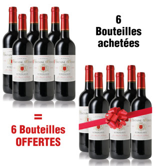 Château Fontaine Douce : 6 bouteilles achetées + 6 offertes