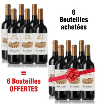 Château Haut Sarthes : 6 bouteilles offertes