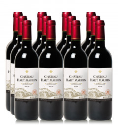 Les 12 bouteilles de Château Haut Maurin