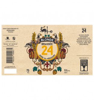 Bière blonde artisanale du Périgord